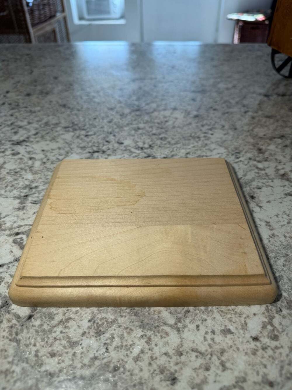 Wooden Base Stand Size 6x6 Maple Unfinished